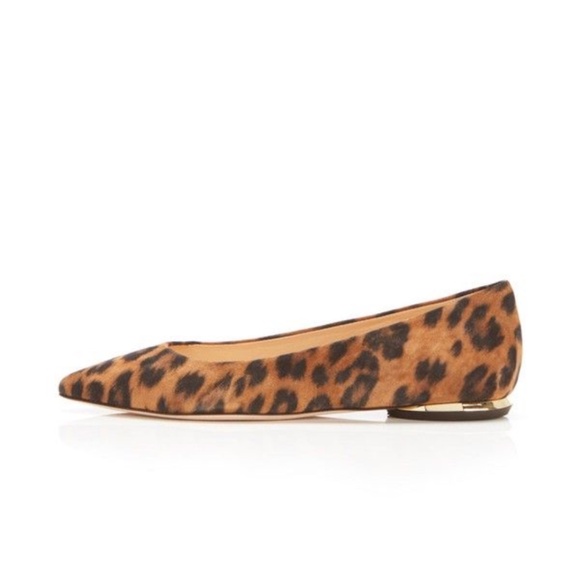 Brand New Marion Parke Classic Pointy Toe Leopard print flat shoes - Picture 15 of 15